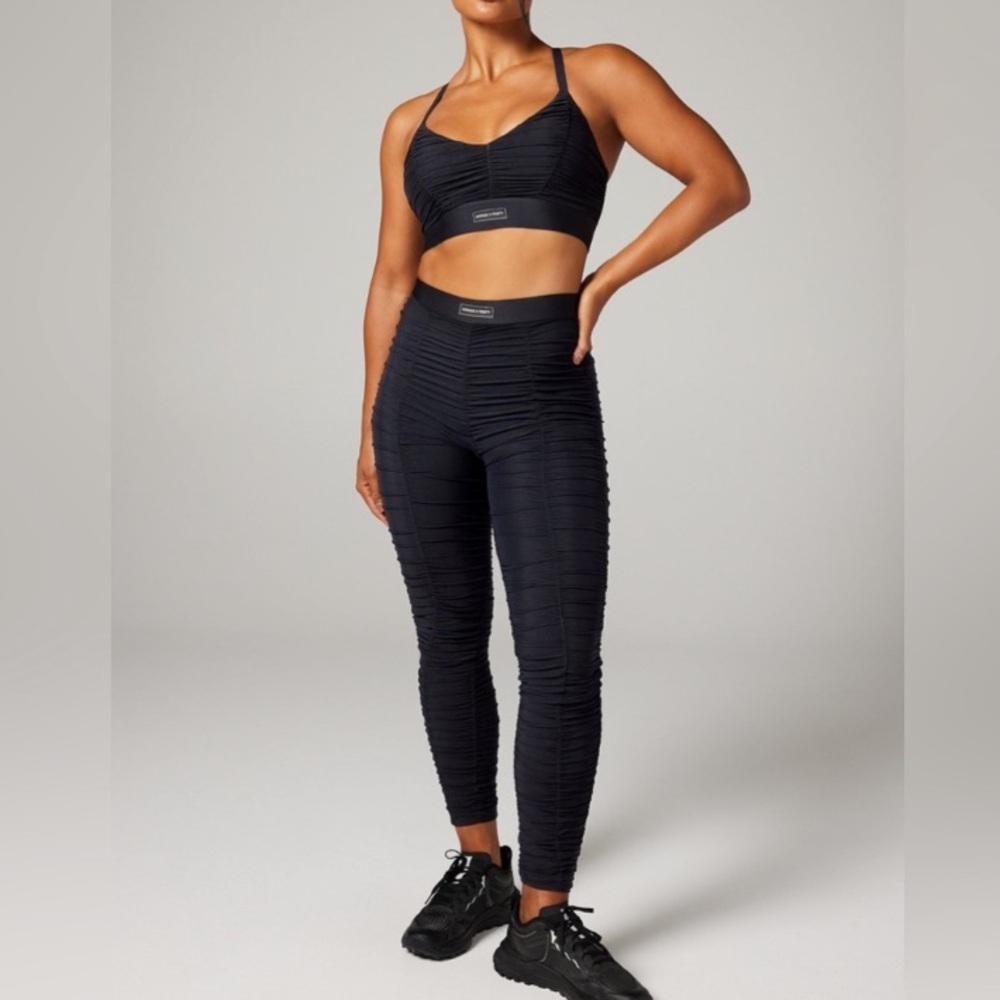 Savage X Fenti Ruche Hour High-Waist Mesh Legging